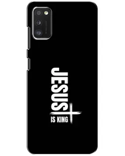 Чехол для Xiaomi POCO M3 с картинкой «Вертикаль веры Jesus»