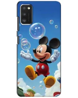 Чехол для Xiaomi POCO M3 с картинкой «Mickey и мыльные пузыри»