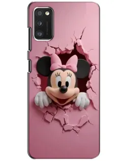 Чехол для Xiaomi POCO M3 с картинкой «Минни сквозь стену»