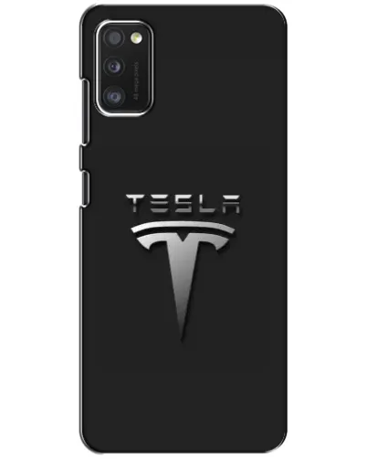 Чохол для Xiaomi POCO M3 з картинкою «Сталевий логотип Tesla»