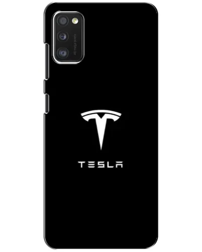Чохол для Xiaomi POCO M3 з картинкою «Tesla White Logo»