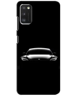 Чохол для Xiaomi POCO M3 з картинкою «Фари Tesla Night»