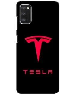 Чохол для Xiaomi POCO M3 з картинкою «Tesla Red Logo»