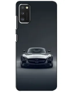 Чехол для Xiaomi POCO M3 с картинкой «Mercedes на черном»