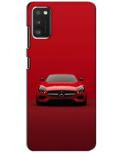 Чехол для Xiaomi POCO M3 с картинкой «Красный Mercedes AMG»