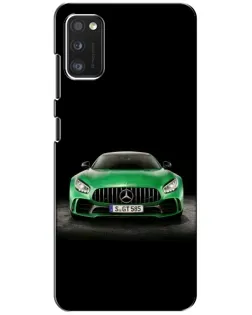 Чехол для Xiaomi POCO M3 с картинкой «Mercedes — неоновый лого»