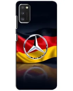 Чехол для Xiaomi POCO M3 с картинкой «Mercedes — флаг Германии»