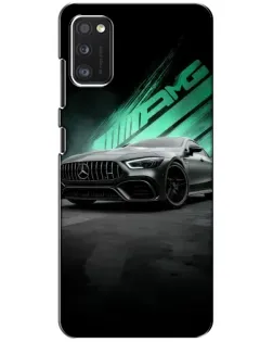 Чехол для Xiaomi POCO M3 с картинкой «Темный Mercedes AMG»