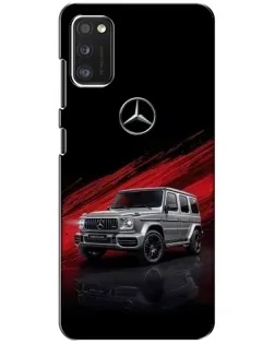 Чехол для Xiaomi POCO M3 с картинкой «Mercedes G-Class красный»