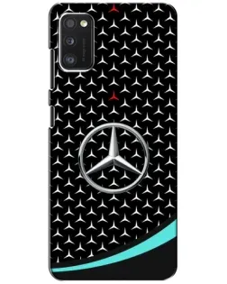 Чехол для Xiaomi POCO M3 с картинкой «Mercedes — бирюзовый акцент»