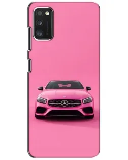 Чехол для Xiaomi POCO M3 с картинкой «Розовый Mercedes AMG»
