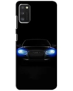 Чехол для Xiaomi POCO M3 с картинкой «Audi в неоне»