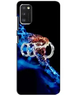 Чехол для Xiaomi POCO M3 с картинкой «Энергия лого Audi»