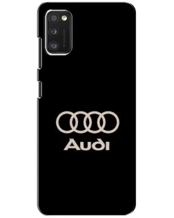 Чехол для Xiaomi POCO M3 с картинкой «Audi — золотой логотип»