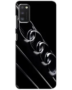 Чехол для Xiaomi POCO M3 с картинкой «Audi — абстрактные кольца»