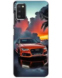 Чехол для Xiaomi POCO M3 с картинкой «Audi — закат»