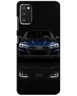 Чехол для Xiaomi POCO M3 с картинкой «Audi — ночное отражение»
