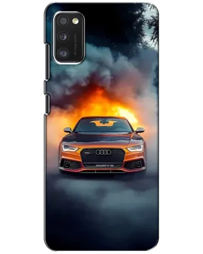Чехол для Xiaomi POCO M3 с картинкой «Audi в огненном дыму» Чехол для Xiaomi POCO M3 с картинкой «Audi в огненном дыму»