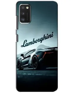 Чехол для Xiaomi POCO M3 с картинкой «Классическая надпись Lamborghini»