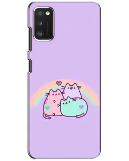 Чехол для Xiaomi POCO M3 с картинкой «Радужные Пушины»