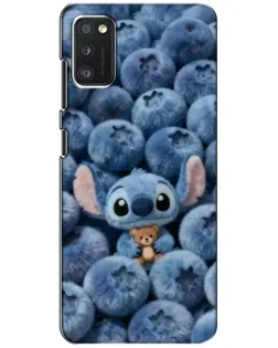 Чехол для Xiaomi POCO M3 с картинкой «Стич и голубика»