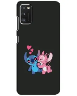 Чехол для Xiaomi POCO M3 с картинкой «Анжел целует Стича»