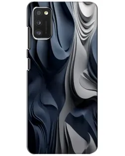 Чехол для Xiaomi POCO M3 с картинкой «Объемные синие складки» Чехол для Xiaomi POCO M3 с картинкой «Объемные синие складки»