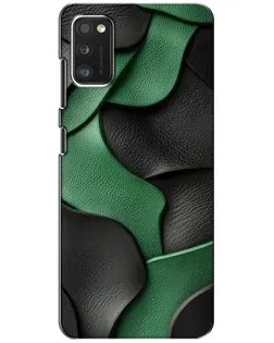 Чехол для Xiaomi POCO M3 с картинкой «Зеленые кожаные волны» Чехол для Xiaomi POCO M3 с картинкой «Зеленые кожаные волны»