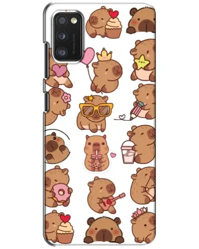 Чехол для Xiaomi POCO M3 с картинкой «Стикерпак с капибарами» Чехол для Xiaomi POCO M3 с картинкой «Стикерпак с капибарами»