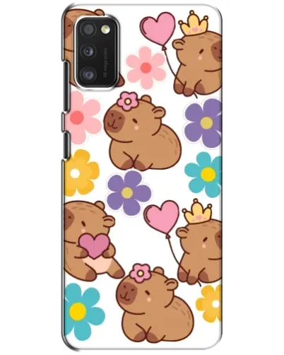 Чехол для Xiaomi POCO M3 с картинкой «Цветочный паттерн капибар» Чехол для Xiaomi POCO M3 с картинкой «Цветочный паттерн капибар»
