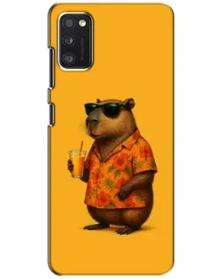 Чехол для Xiaomi POCO M3 с картинкой «Капибара на отдыхе»