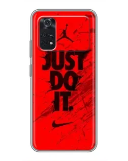 Чехол для Xiaomi POCO M4 Pro 4G с картинкой «Nike Just Do It»