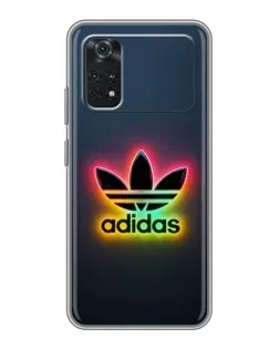Чехол для Xiaomi POCO M4 Pro 4G с картинкой «Неоновый Adidas» Чехол для Xiaomi POCO M4 Pro 4G с картинкой «Неоновый Adidas»