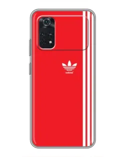 Чехол для Xiaomi POCO M4 Pro 4G с картинкой «Красный минимализм Adidas» Чехол для Xiaomi POCO M4 Pro 4G с картинкой «Красный минимализм Adidas»
