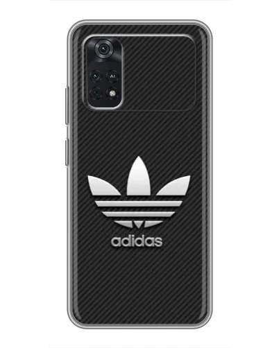 Чехол для Xiaomi POCO M4 Pro 4G с картинкой «Adidas Карбоновая текстура» Чехол для Xiaomi POCO M4 Pro 4G с картинкой «Adidas Карбоновая текстура»
