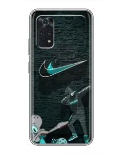 Чехол для Xiaomi POCO M4 Pro 4G с картинкой «Спортивный арт Nike»