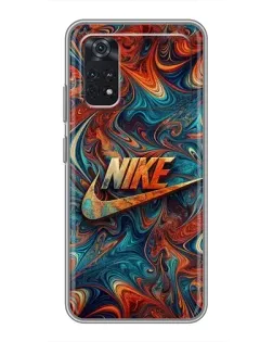 Чехол для Xiaomi POCO M4 Pro 4G с картинкой «Nike в абстракции»