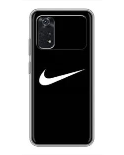 Чехол для Xiaomi POCO M4 Pro 4G с картинкой «Минималистический Найк»