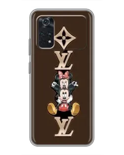 Чехол для Xiaomi POCO M4 Pro 4G с картинкой «LV и Микки Маус» Чехол для Xiaomi POCO M4 Pro 4G с картинкой «LV и Микки Маус»