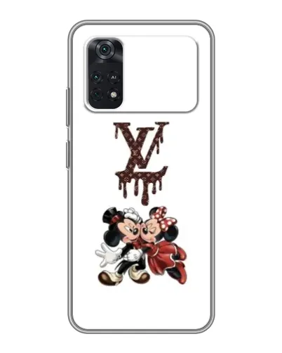 Чехол для Xiaomi POCO M4 Pro 4G с картинкой «LV и Микки Маус»