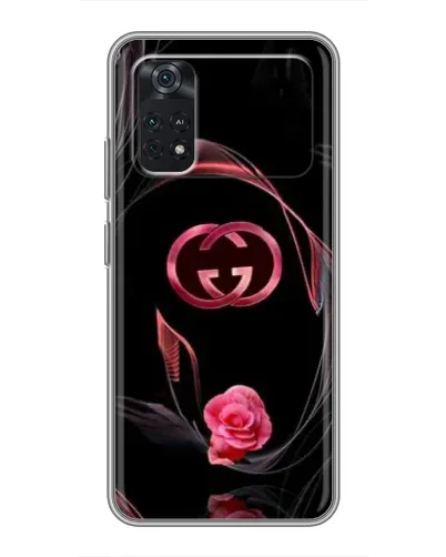 Чехол для Xiaomi POCO M4 Pro 4G с картинкой «Gucci — неоновая роза» Чехол для Xiaomi POCO M4 Pro 4G с картинкой «Gucci — неоновая роза»