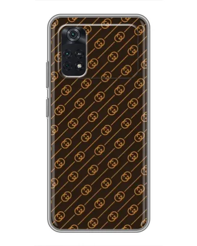 Чехол для Xiaomi POCO M4 Pro 4G с картинкой «Gucci — золотые диагонали» Чехол для Xiaomi POCO M4 Pro 4G с картинкой «Gucci — золотые диагонали»