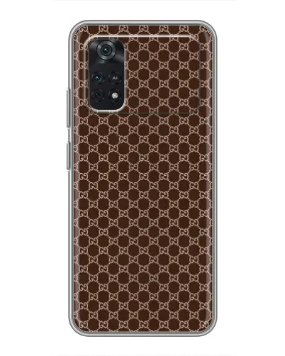 Чехол для Xiaomi POCO M4 Pro 4G с картинкой «Gucci — шоколадная сетка» Чехол для Xiaomi POCO M4 Pro 4G с картинкой «Gucci — шоколадная сетка»