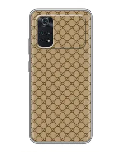 Чехол для Xiaomi POCO M4 Pro 4G с картинкой «Gucci — классический беж»