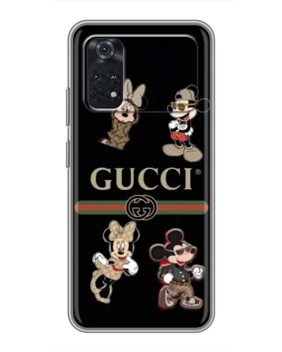 Чехол для Xiaomi POCO M4 Pro 4G с картинкой «Gucci — герои Disney и монограмма» Чехол для Xiaomi POCO M4 Pro 4G с картинкой «Gucci — герои Disney и монограмма»