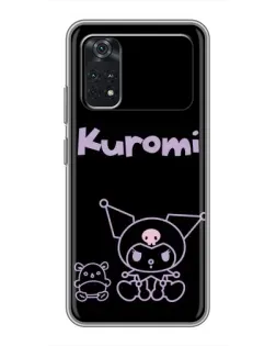 Чехол для Xiaomi POCO M4 Pro 4G с картинкой «Kuromi — черный минимализм» Чехол для Xiaomi POCO M4 Pro 4G с картинкой «Kuromi — черный минимализм»