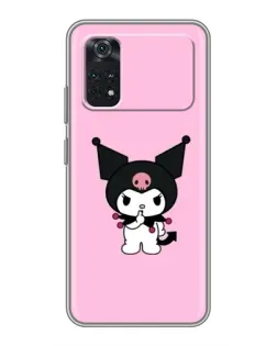 Чехол для Xiaomi POCO M4 Pro 4G с картинкой «Kuromi — розовая нежность» Чехол для Xiaomi POCO M4 Pro 4G с картинкой «Kuromi — розовая нежность»