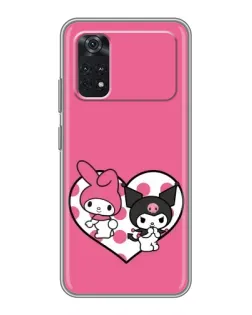 Чехол для Xiaomi POCO M4 Pro 4G с картинкой «Kuromi и My Melody» Чехол для Xiaomi POCO M4 Pro 4G с картинкой «Kuromi и My Melody»