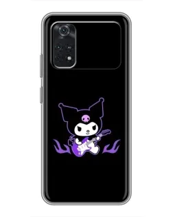 Чехол для Xiaomi POCO M4 Pro 4G с картинкой «Электрическая Kuromi» Чехол для Xiaomi POCO M4 Pro 4G с картинкой «Электрическая Kuromi»