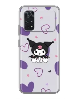 Чехол для Xiaomi POCO M4 Pro 4G с картинкой «Kuromi и лавандовые сердца» Чехол для Xiaomi POCO M4 Pro 4G с картинкой «Kuromi и лавандовые сердца»